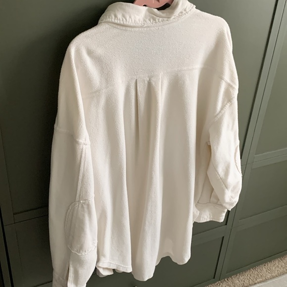 Free People Ruby Jacket Shacket M Bone - Picture 6 of 6